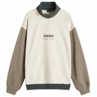 Napapijri Men's Premium 1987 Half Zip Sweatshirt in Colour Block