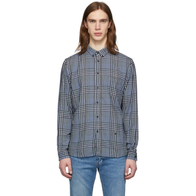 Photo: Levis Made and Crafted Blue and Black Check Standard Shirt