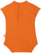 TINYCOTTONS Baby Orange 'El Pájaro' Bodysuit