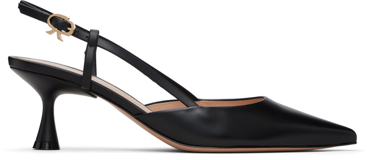 Photo: Gianvito Rossi Black Ascent 55 Heels