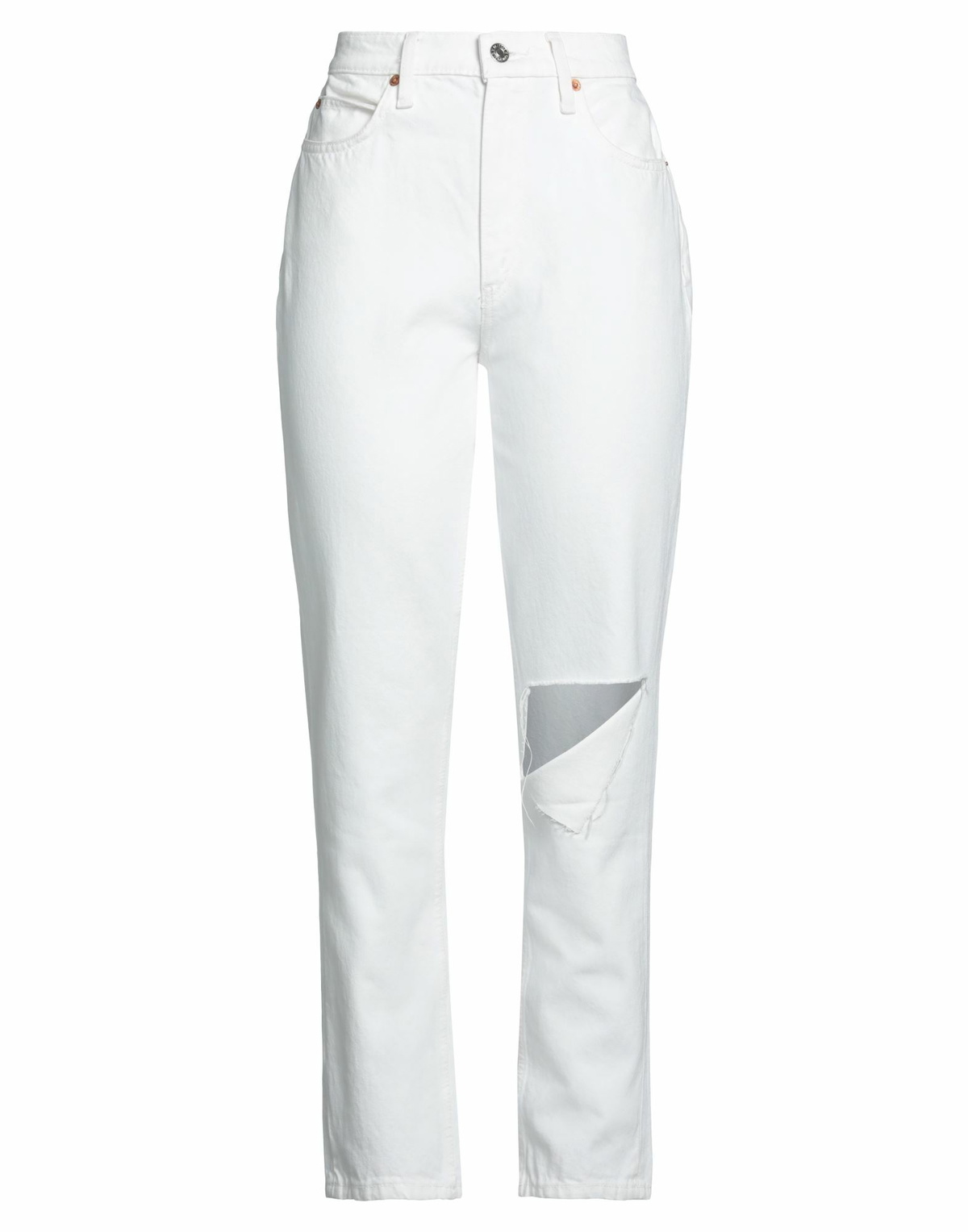 Re/done Womens Jeans in Off white