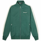 Palm Angels Men's New Classic Track Jacket in Green
