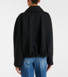Victoria Beckham Arden virgin wool gabardine blouson jacket