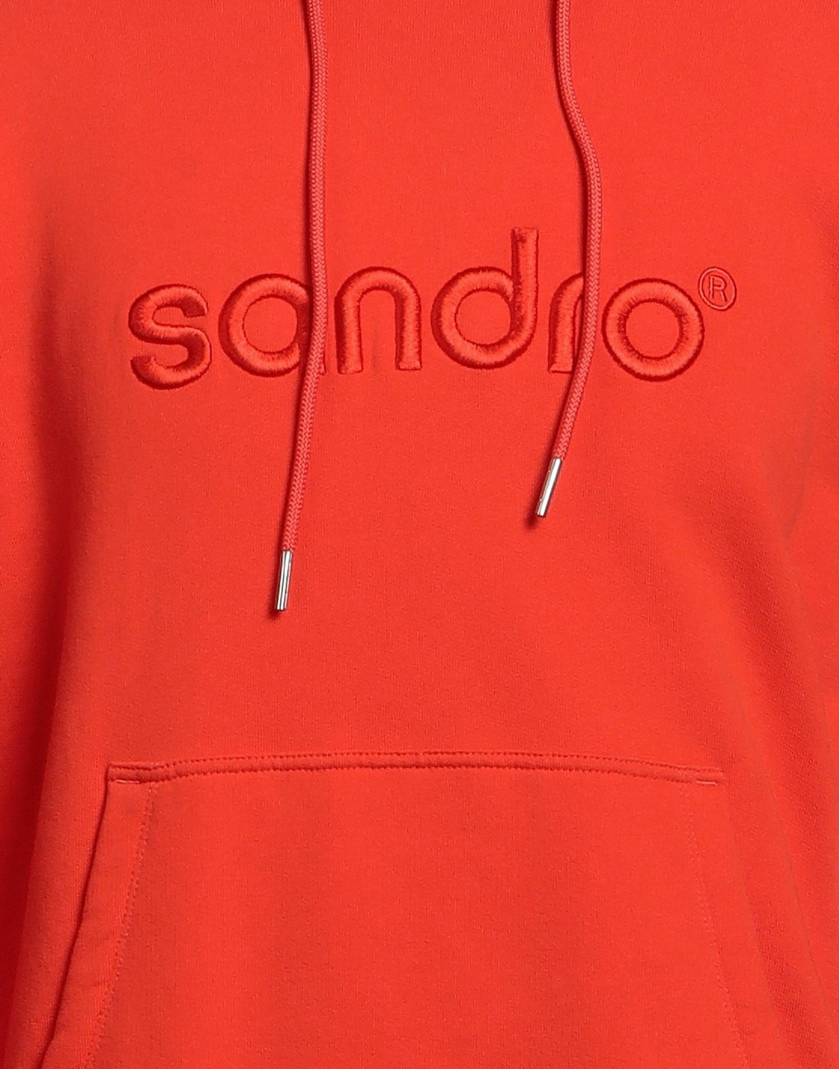 Sandro Mens Sweatshirt in Tomato red