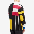 Late Checkout Men's Colourblock Rugby Shirt in Multicolour