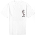 Denham Men's DXT College Reg T-Shirt in White