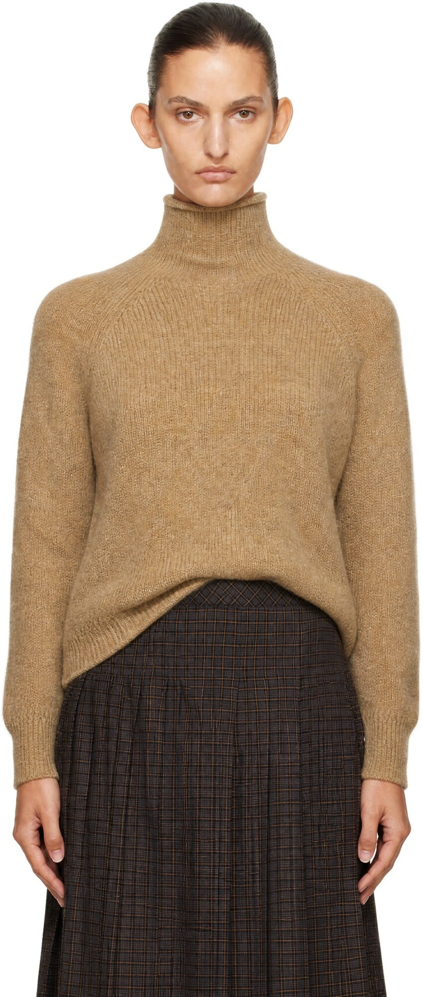 YMC Tan Beat Turtleneck