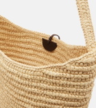 The Row Alma Medium raffia shoulder bag