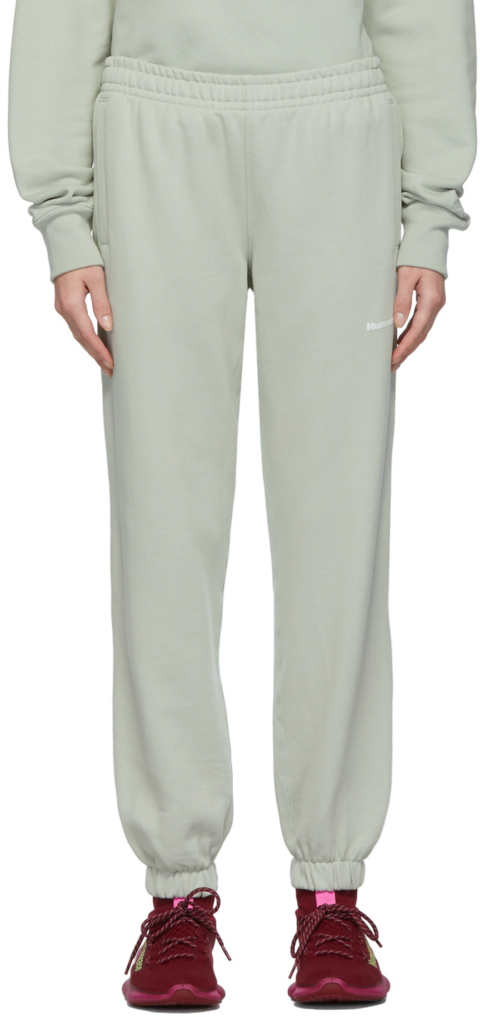 adidas x Humanrace by Pharrell Williams SSENSE Exclusive Green Humanrace Basics Lounge Pants