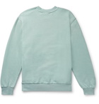 Les Girls Les Boys - Logo-Appliquéd Loopback Cotton-Jersey Sweatshirt - Green