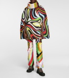Pucci - x Fusalp printed poncho