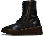 Acne Studios Black Leather Boots