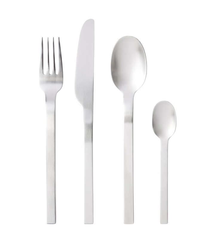 Photo: Serax 24-piece stainless steel cutlery set by Piet Boon