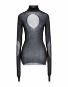 Quira Womens Turtleneck in Black