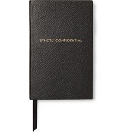 Smythson - Panama Strictly Confidential Cross-Grain Leather Notebook - Black