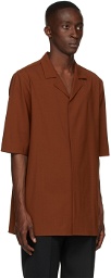 Botter Brown Tropical Short Sleeve Shirt