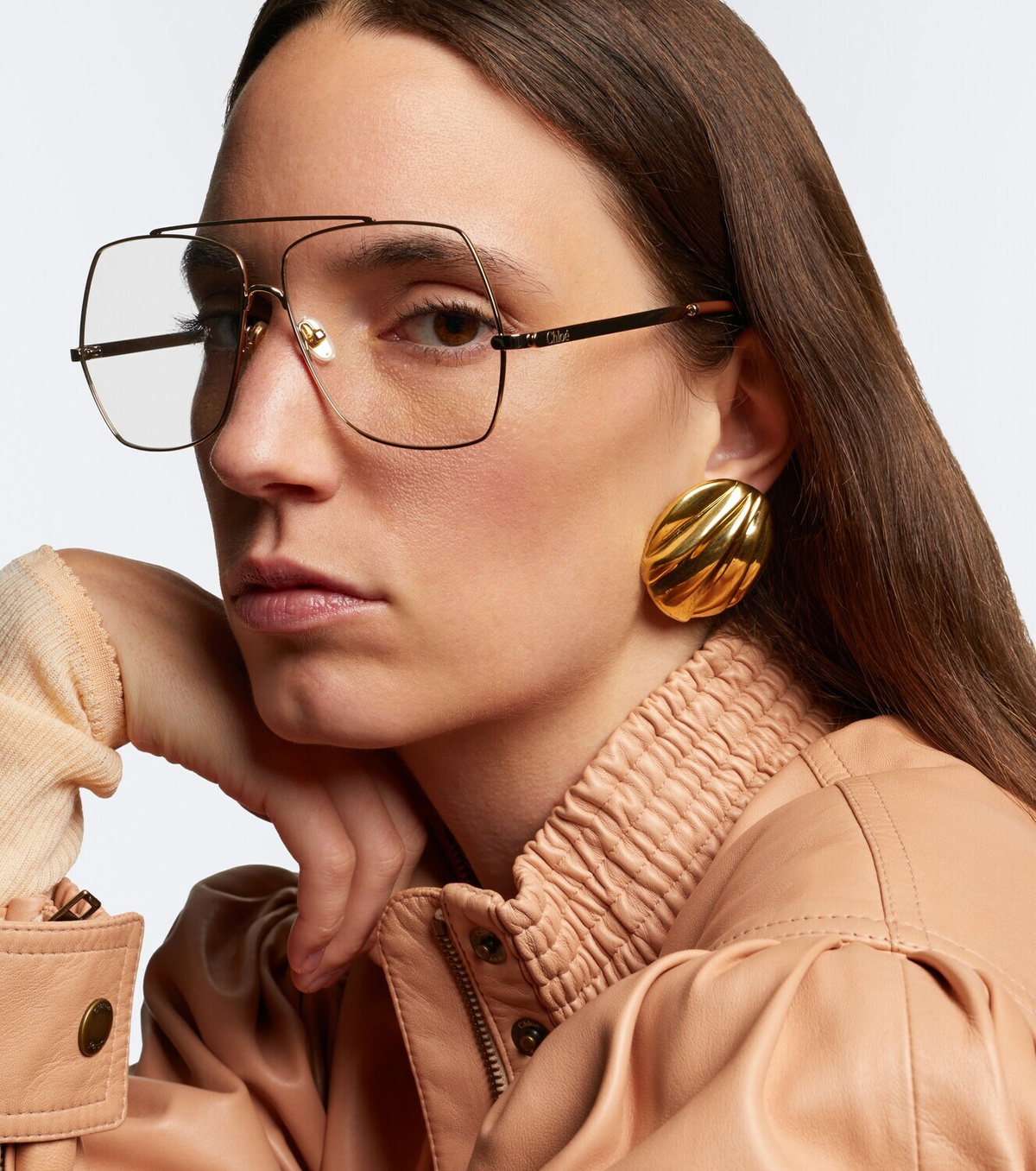 Chloé Aly navigator glasses