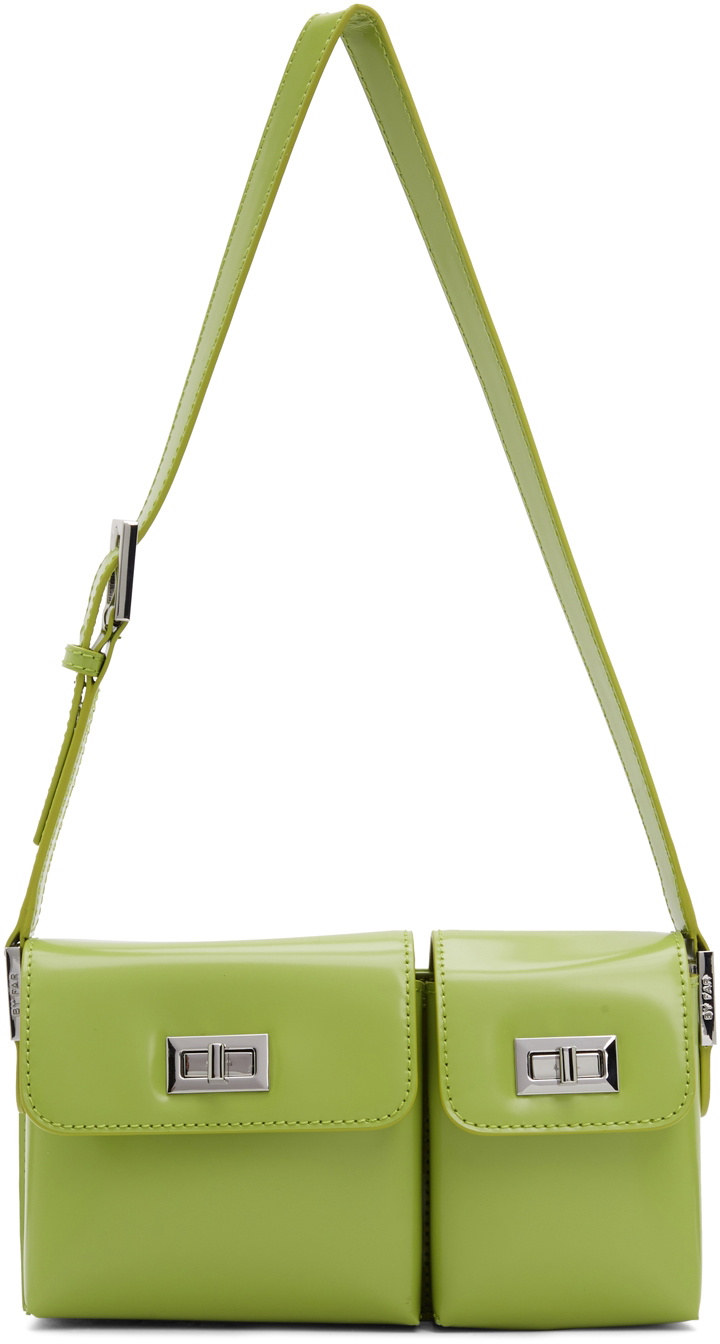 BY FAR Green Baby Billy Shoulder Bag