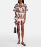 Johanna Ortiz Printed linen shirt
