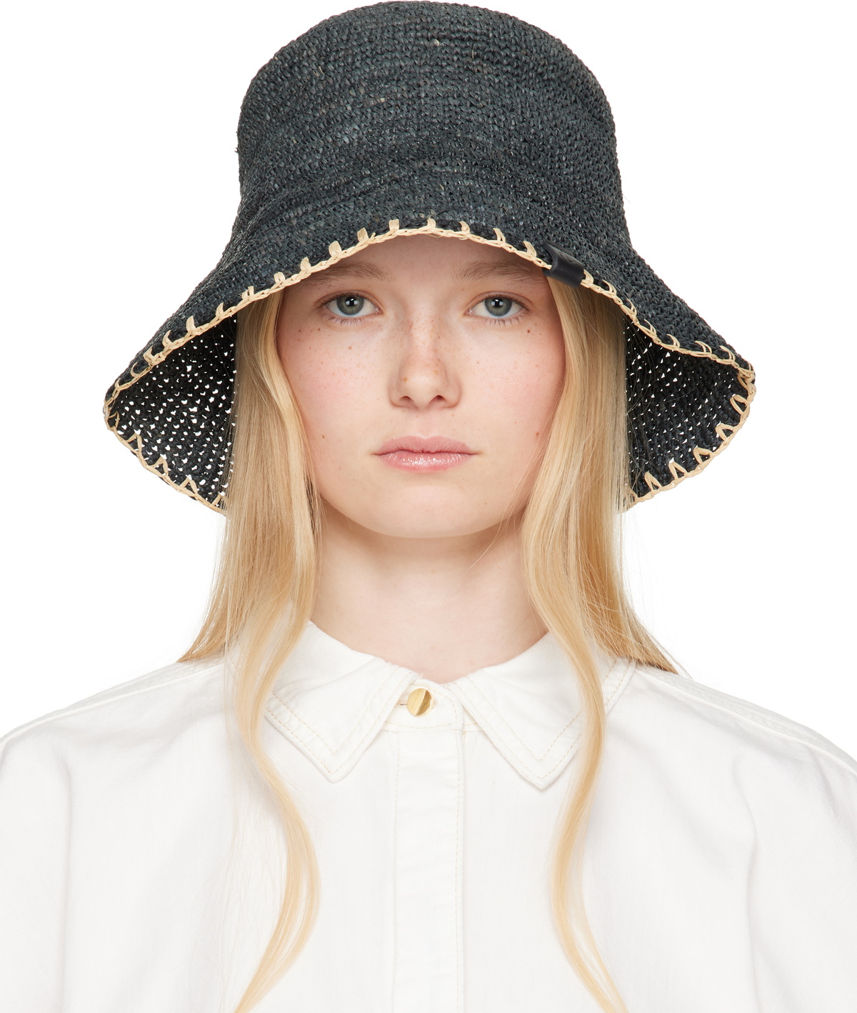 rag & bone Brown Lela Rollable Bucket Hat Rag and Bone