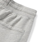 Reigning Champ - Wide-Leg Mélange Loopback Pima Cotton-Jersey Drawstring Shorts - Gray