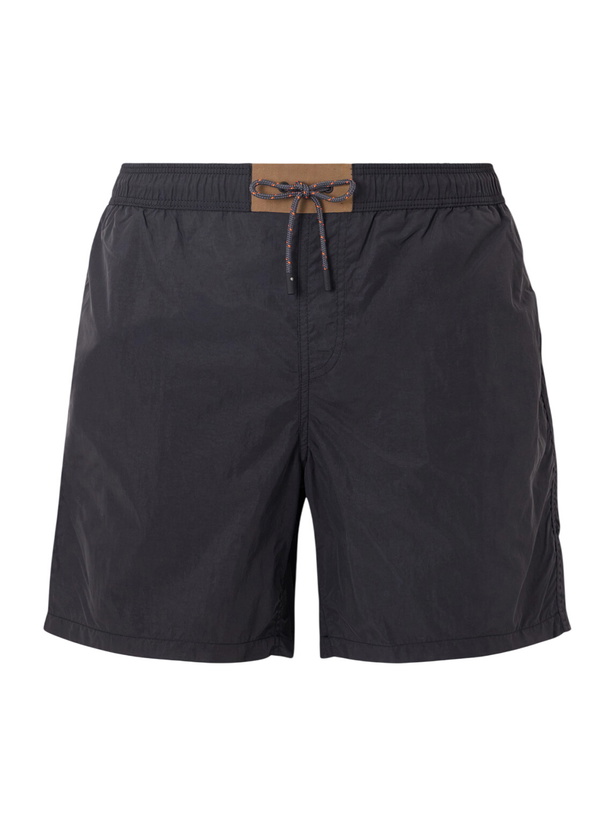 Photo: SEASE - Straight-Leg Swim Shorts - Black