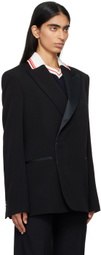 Wales Bonner Black Rise Blazer