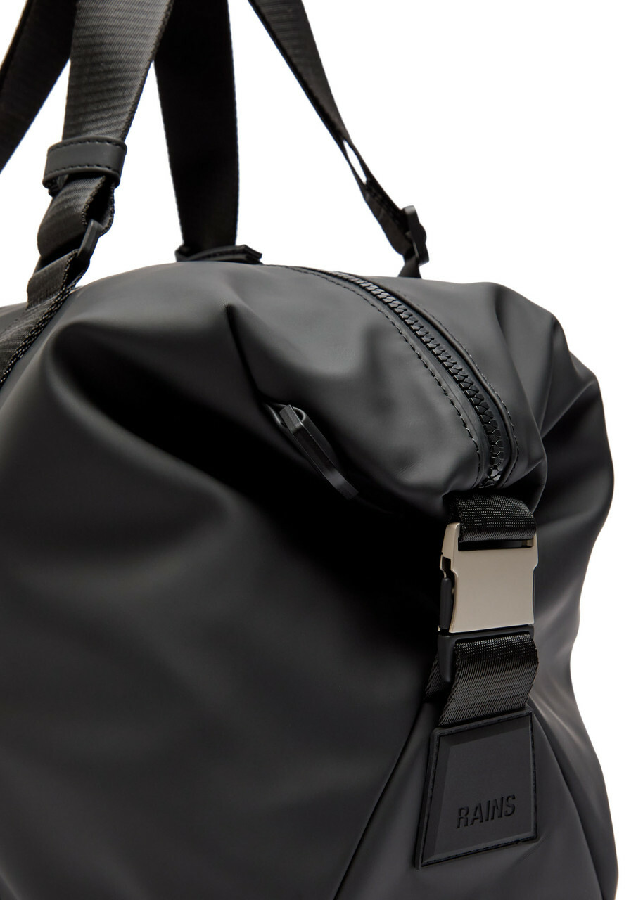 Rains Valera Weekend Small Rubberised Holdall - Black - One Size