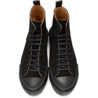 Jil Sander Black Suede Sneakers