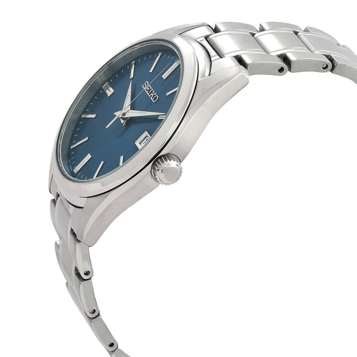 Wrist Seiko Good Brand Seiko Quartz Blue Dial Mens Watch SUR525P1 