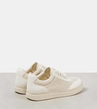 Jimmy Choo Rimini nubuck-trimmed sneakers