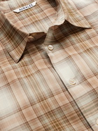 Auralee - Checked Wool-Blend Shirt - Neutrals