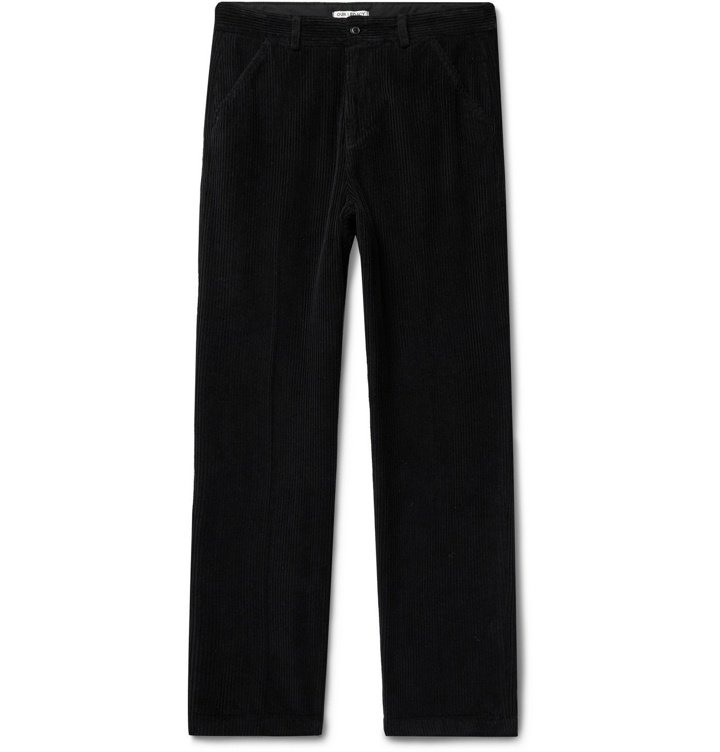 Photo: OUR LEGACY - Chino 22 Tapered Cotton-Corduroy Trousers - Black