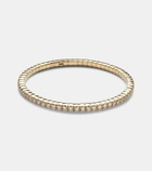 Bucherer Fine Jewellery Stretchy 18kt gold tennis bracelet with diamonds