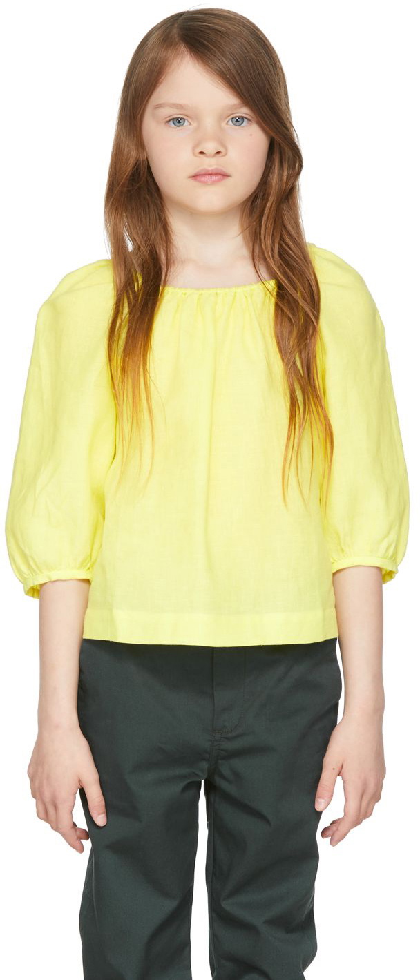 Bonpoint Kids Yellow Anastide Blouse