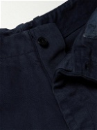 Officine Générale - Kenny Straight-Leg Pigment-Dyed Cotton-Twill Cargo Trousers - Blue