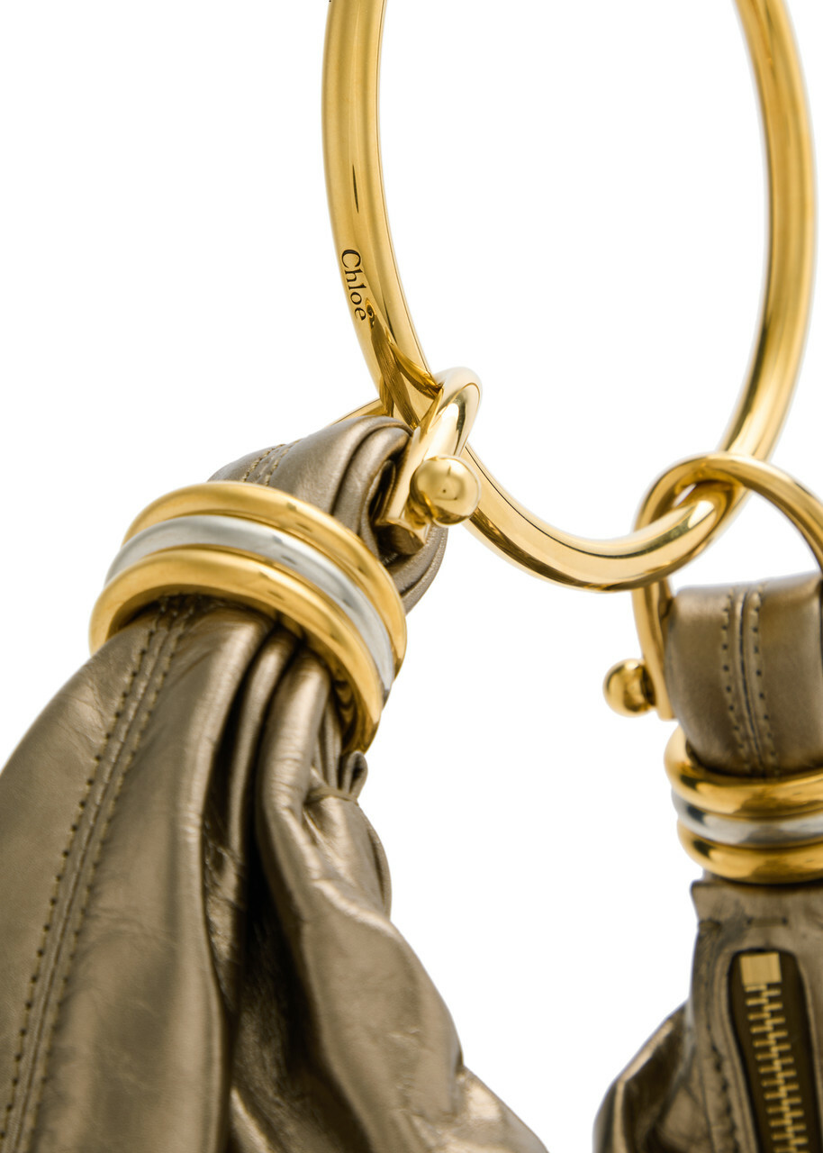 Chloe Bracelet Metallic-leather top Handle bag - Metallic Silver - One Size