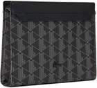 Lacoste Black 'The Blend Monogram' Toiletry Bag