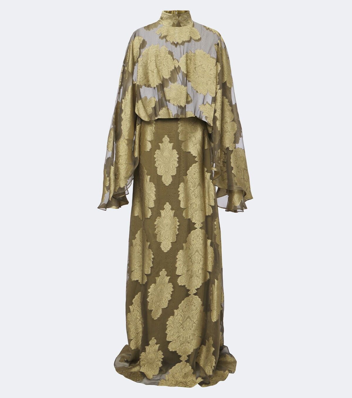 Taller Marmo Chimera jacquard silk chiffon gown