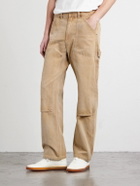 Polo Ralph Lauren - Straight-Leg Distressed Cotton-Canvas Carpenter Trousers - Neutrals