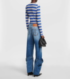 JW Anderson High-rise wide-leg jeans