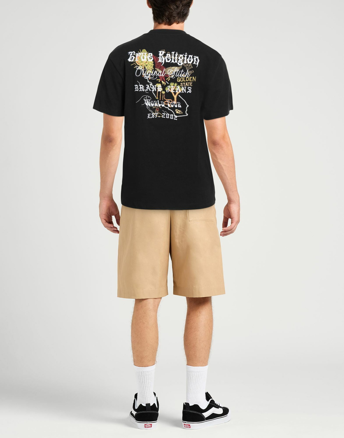 True Religion Mens T-shirt in Black
