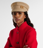 Ruslan Baginskiy Monogram newsboy cap