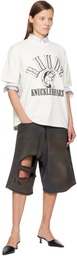 Rhude White 'Knuckleheads' T-shirt
