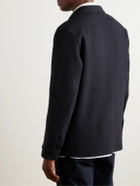 Anderson & Sheppard - Herringbone Wool Jacket - Blue
