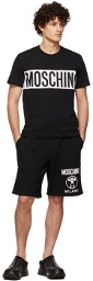 Moschino Black Logo Panel T-Shirt