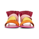 Emilio Pucci Pink Ruffle Sandals
