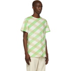 Eckhaus Latta White Lattice Lapped T-Shirt