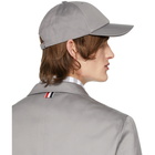 Thom Browne Grey Classic Baseball Cap