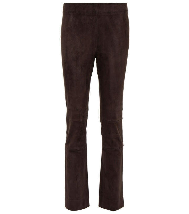 Photo: Stouls Maria Rosa high-rise slim suede pants
